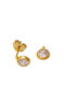 Kids Earrings Studs with Stones made of Gold 14K