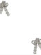 Papadopoulos Gold Детски Обеци Studs от Бяло злато 14K