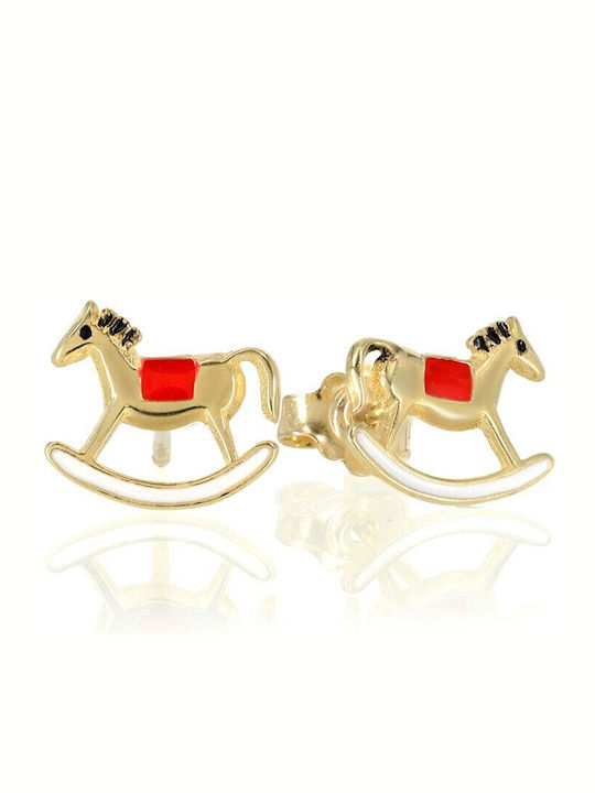 Vitopoulos Vitopoulos Kinder Ohrringe Nieten aus Gold 14K