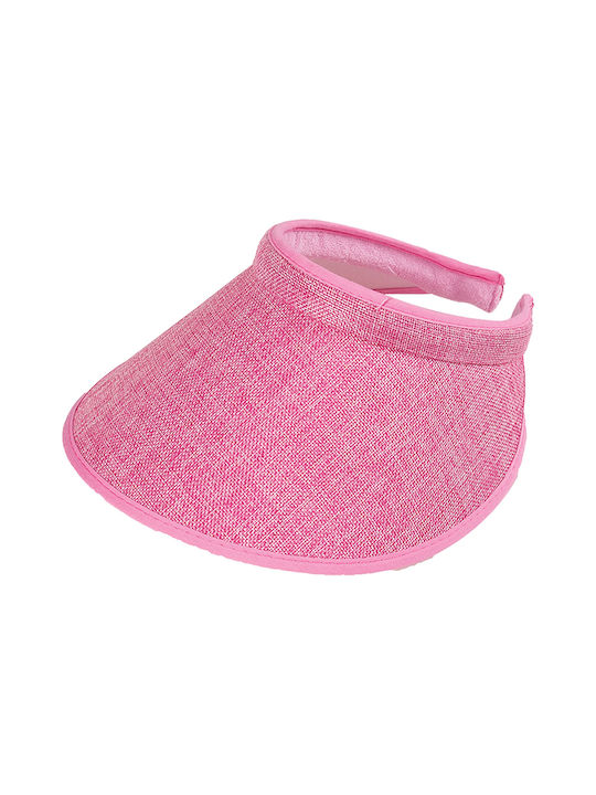 Brims and Trims Wicker Women's Visor Hat Pink