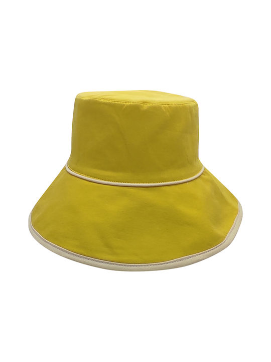 Brims and Trims Fabric Women's Hat Yellow