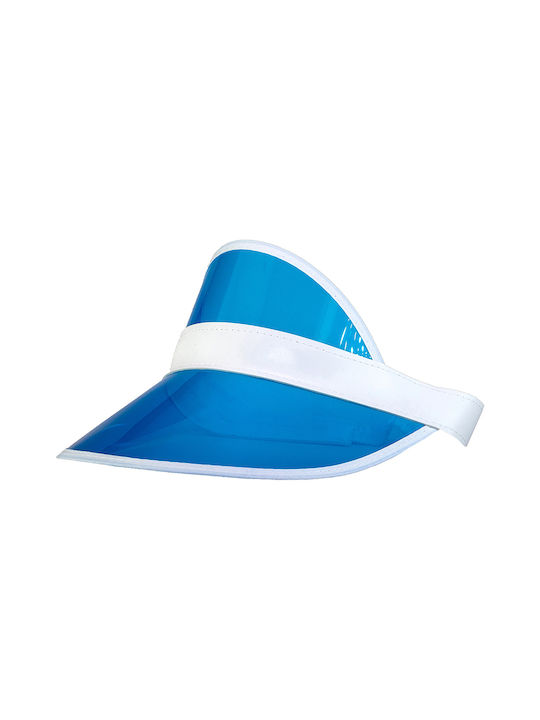 Brims and Trims Plastic Women's Visor Hat Light Blue