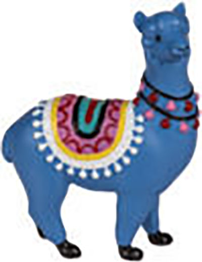 Dekorativ Lama aus Polyresin 9x7x7cm 1Stück