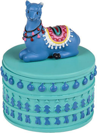 Decorative Llama Polyresin 6x6x8cm 1pcs