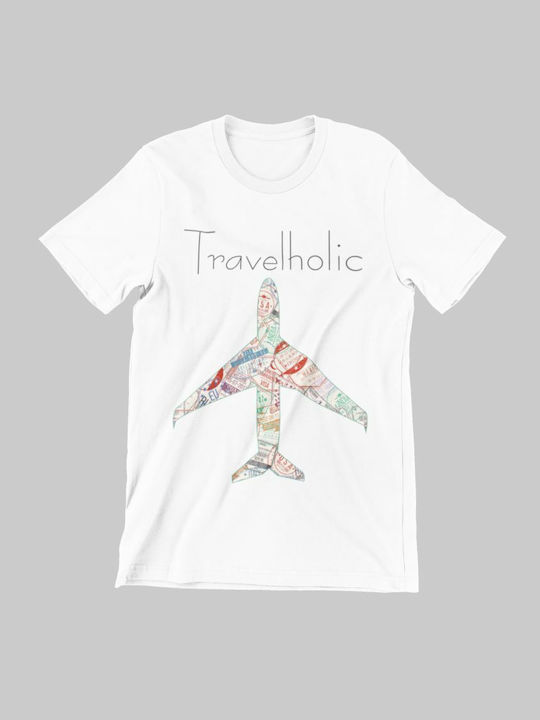 TKT Детска тениска Бял Travelholic