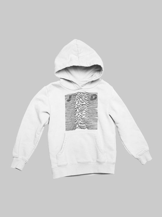 TKT Kids Sweatshirt with Hood and Pocket White Joy Division