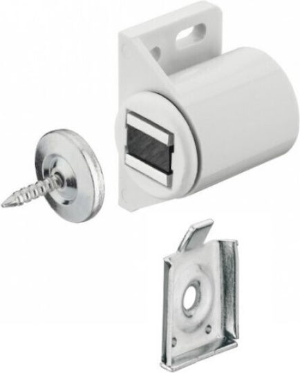 Türstopper Magnetisch Metallisch Weiß 1Stück