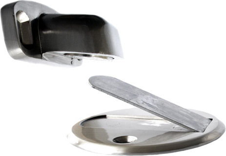 Opritor Ușă Magnetic Metalic Argint 1buc