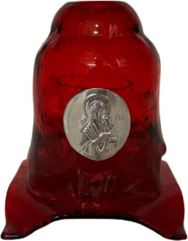 Tabletop Oil Lamp Glass 12x12x14.5εκ. F320-7
