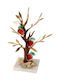 Kallisti Glass Decorativ Rodii de rodie din Metal 1buc