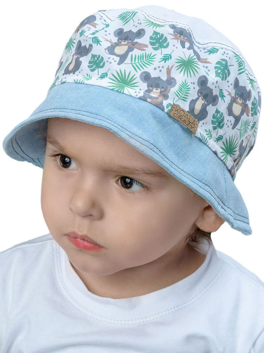 Παιδικό Καπέλο Υφασμάτινο Γαλάζιο