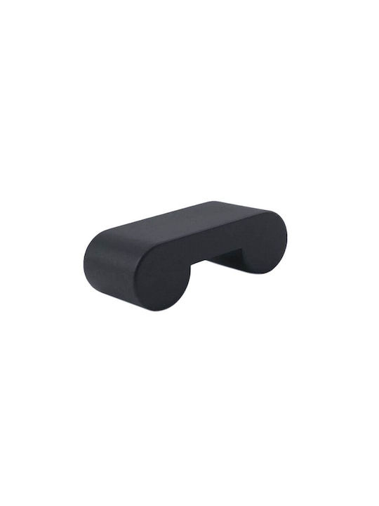 Pamar Handgriff Möbelgriff aus Metallisch in Schwarz Farbe 32mm 295004 1Stück