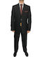 W14riba Tiptop Tailors W14riba-1 Men's Winter Suit Regular Fit Black