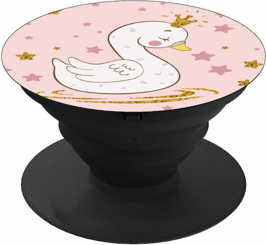 Koupakoupa Pop Socket Κινητού Κύκνος με Στέμμα