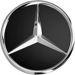 Wheel Center Cap Mercedes Benz with 73mm Internal Diameter Black 1pc