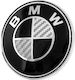 Τάπα Κέντρου Ζάντας Carbon Bmw με Εσωτερική Διάμετρο 68mm Μαύρο 1τμχ