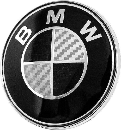 Τάπα Κέντρου Ζάντας Carbon Bmw με Εσωτερική Διάμετρο 68mm Μαύρο 1τμχ