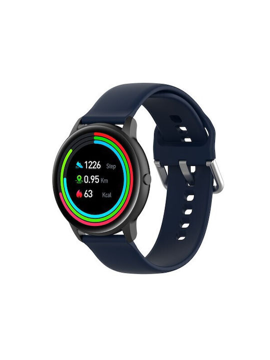 Size Large Armband Silikon Blau (Amazfit Stratos 2s/3)