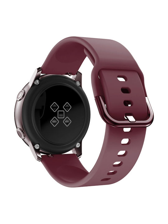 Galaxy Watch 45mm Wine Armband Silikon Burgundisch (Galaxy Watch 3 45mm)