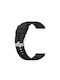 With Silver Clasp Strap Silicone Black (Xiaomi Watch S1 Active)