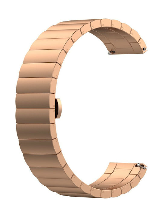 Butterfly Strap Stainless Steel Rose Gold (Amazfit GTS 2 / GTS 2 Mini / GTS 2e)