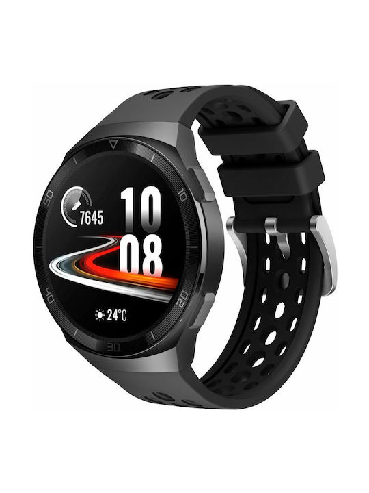 Watch Gt2e 46mm Λουράκι Σιλικόνης Μαύρο (Huawei Watch GT 2e)
