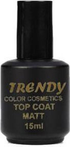 Trendy Color Cosmetics Deckschicht für Gel-Nagellacke Matt 15ml