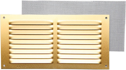 Fepre Περσίδα Εξαερισμού 10x20cm Ορθογώνια με Σίτα