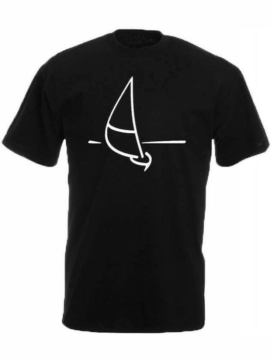 Boat T-shirt Μαύρο