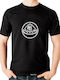 Lotus T-shirt Black Cotton