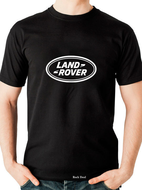 Land Rover T-shirt Black Cotton