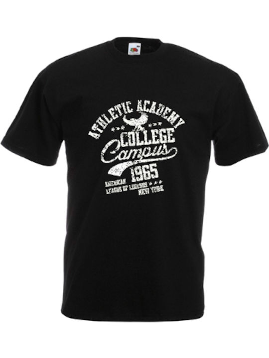 Athletic Casual T-shirt T-shirt Schwarz