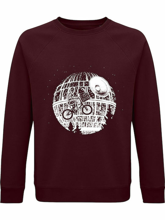 Unisex Organic "c3po Sweatshirt Star Wars Burgundy