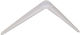 Amig A7-000 Aluminum Corner Shelf White 125x150mm 125