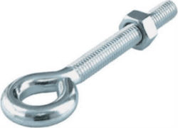 Eye Bolt Galvanized with Diameter M6 and Length 6mm