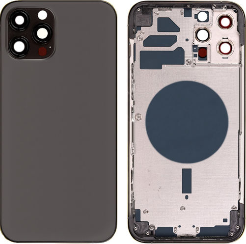 Κапак за замяна на батерията Черен за iPhone 12 Pro