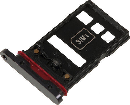 Υποδοχή Κάρτας Sim Sim Tray Μαύρο για Huawei P30 Pro