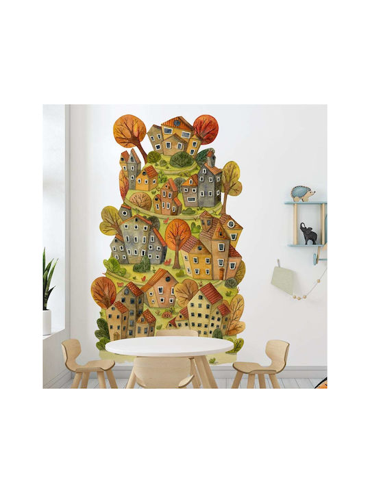 Caravelshop Детска стикерна за стена Стена 100x60бр