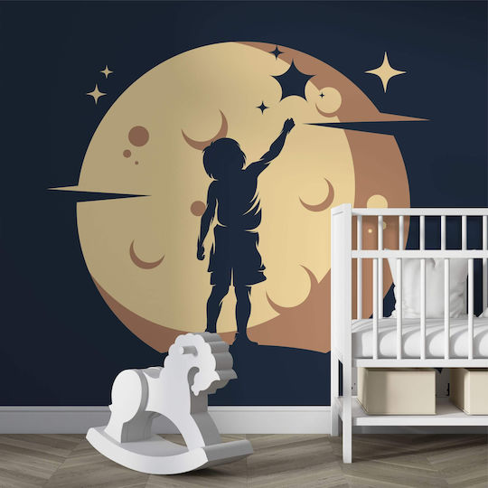 Caravelshop Детска стикерна за стена Стена
