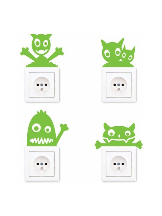 Houseart Kids Plug Sticker 4pcs