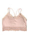 Potre Women's Bralette Bra Pink