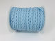 Riniotis Stoff Band Monochrom Blau mit Breite 3mm