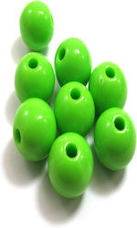 Acrylic Craft Bead Green 12mm