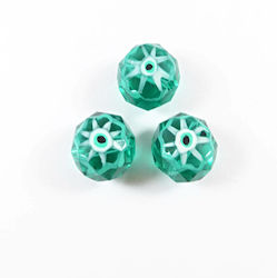 Glass Craft Bead Green