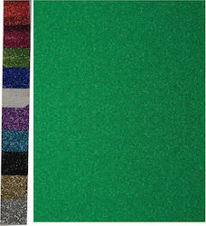 Misc Cardboards Glitter Green 50x70см.