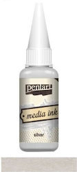 Pentart Craft Paint Silver 20ml