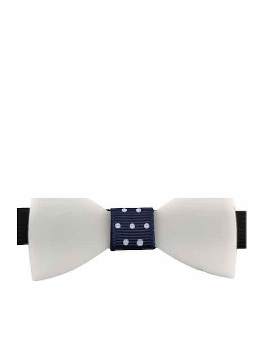 Bonjour Bebe Kids Fabric Bow Tie White