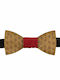 Bonjour Bebe Kids Wooden Bow Tie "0003" Brown