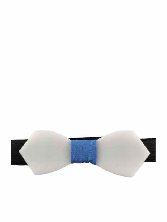 Bonjour Bebe Kids' Fabric Bow Tie White