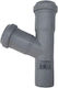 Valsir 1/2 PVC Tee PVC 75mm 508021